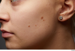 Face Mouth Cheek Ear Skin Woman White Studio photo references